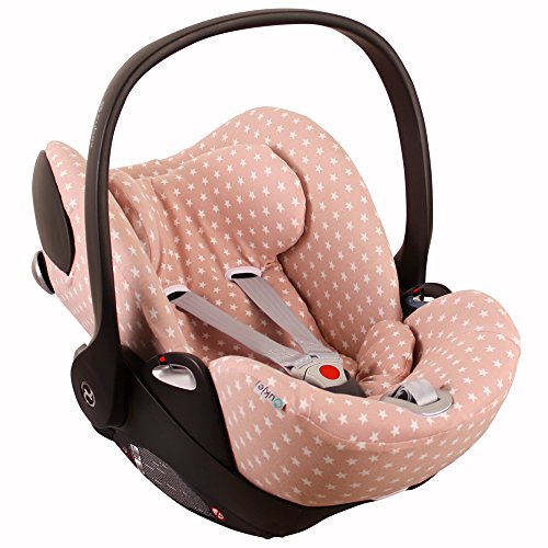 Preisvergleich Produktbild Bezug für Cybex Cloud Q - Ukje - Altrosa Sterne