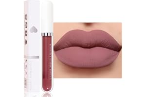 Rossetto Lunga Durata,Lucoss Rossetto Liquido Nudo Matte Opaco Lucidalabbra Rosso Rossetti Liquidi