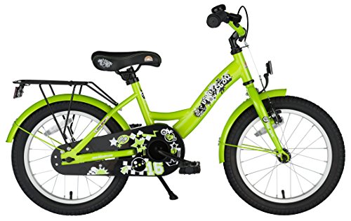 BIKESTAR® Premium Kinderfahrrad für sichere und sorgenfreie Spielfreude ab 4 Jahren ★ 16er Classic Edition ★ Brilliant Grün - 5