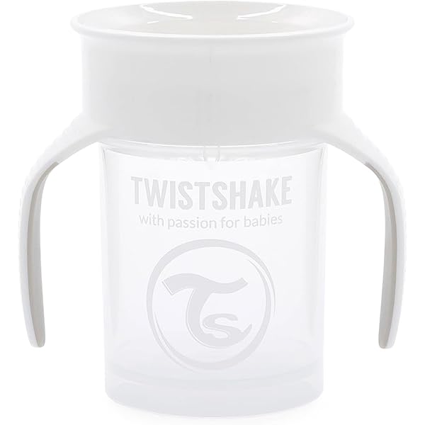 Twistshake Bicchiere Con Cannuccia 360ml | Antigoccia E Senza BPA | Per Bambini | Rosa Chiaro | Facile Da Lavare - Foto 8