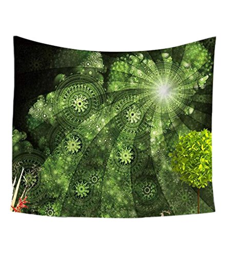 LvRao Blumen Tapisserie, Gobelin, Wandteppich, Indisches Tapisserie, Bohemian Wohnheim Decor Stranddecke #2 Blumen -2 150*130cm