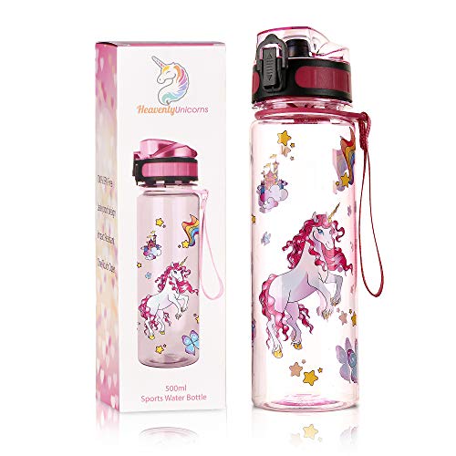 HeavenlyUnicorns | Kids Unicorn Water Bottles | BPA Free | LEAKPROOF | SHATTERPROOF | Gift Box | FRE HeavenlyUnicorns | Kids Unicorn Water Bottles | BPA Free | LEAKPROOF | SHATTERPROOF | Gift Box | FRE