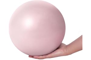 Fresion 25cm Soft Pilates Ball - 9 Inch Exercise Ball, Mini Barre Ball, Gym Ball - Perfect for Yoga, Pilates, Core Training, Physical Therapy