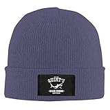 Quints Shark Fishing Jaws Cap Winter Knitting Warm Watch Hat Beanie Skull Cap for Unisex Black One Size Fit All