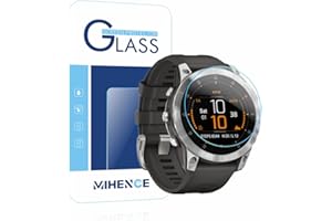 MIHENCE Kompatibel für Garmin EPIX Pro (Gen 2) 47mm Schutzfolie, 9H Premium Echtes gehärtetes Glas Displayschutzfolie für Garmin Epix Gen 2 Smartwatch (3 Stück)