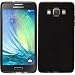Produktbild PhoneNatic Case für Samsung Galaxy A5 (A500) Hülle Silikon schwarz transparent Cover Galaxy A5 (A500) Tasche + 2 Schutzfolien