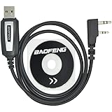 Beaums Cavo di Programmazione USB di Ricambio per Baofeng UV-5R Driver CD Software UV-82 BF-888S Accessori per Personal compu