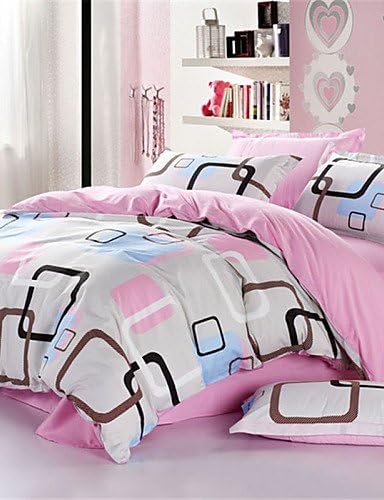 GAOL, four-piece suit, Duvet Cover Fashion Comfortable Twin/Full/Queen Size , queen-light gray , queen-light gray