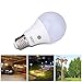 Produktbild E27 LED Glühbirne mit Dämmerungssensor integriert Photosensor Erkennung Automatisch Schalter Licht Innenbeleuchtung und Außenbeleuchtung für Straßenlaterne Portal Flur Patio Garage (7W 630Lumens, Natur weiß 4000K)