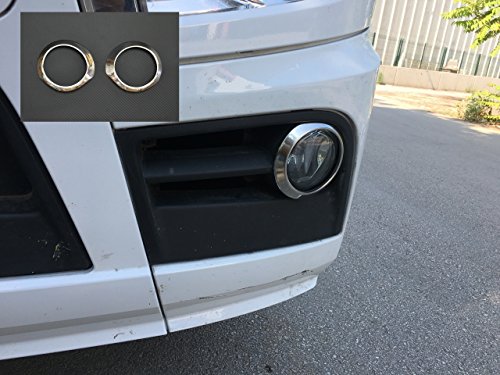 24/7Auto 2X Telaio fendinebbia Anteriore circonda Actros MP4 Camion in Acciaio Inox lucidato a Specchio Decorazioni