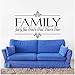 Produktbild Famille est coeur-à-coeur autocollants muraux en vinyle famille cite famille salon canapé TV fond sticker décoration 80x56cm