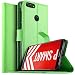 Produktbild Huawei Enjoy 7s Hülle, Huawei P Smart Dual SIM Hülle, KuGi PU Kunstleder Flip Case Wallet Case, Brieftasche Case Hülle mit Standfunktion Kartenfächer und Bargeld für Huawei Enjoy 7s/Huawei P Smart Dual SIM smartphone.Grün