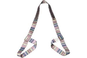 GCDN Sangle de transport pour tapis de yoga - Bandes extensibles réglables - Pour exercice, fitness, sport, yoga