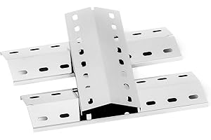 FIRXZYMZ 41 x 14cm Edelstahl Brennerabdeckung Heizplatte für Enders Chicago 3, Enders Boston Pro 3K, Enders Boston 6 Kr Turbo, Tepro 3561, Barbecook Brahma 4.0, Hitzeschild Flavorizer Bars Ersatzteile