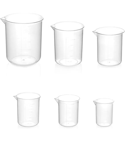 Becher In Vetro Graduato OUNONA 100 Ml - Misurino Per Liquidi Da Cucina E Laboratorio