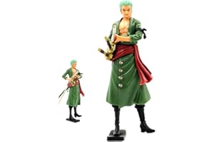 OBLRXM One Piece Zoro Action Figure d'Anime Populaire Collection Modèle Jouet Statues PVC Anime Figure Statue Ornements Doll Décoration pour Enfants Anniversaire Cadeaux, Fans Anime