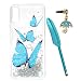 Produktbild WaackGG Huawei Y6 Hülle Glitter Handyhülle Kompatible mit Huawei Y6 2019 Handytasche Silikon Schale Etui Rück Schutzhülle Abdeckung Kratzfest Stoßdämpfend Gemalt Bling Treibsand Design