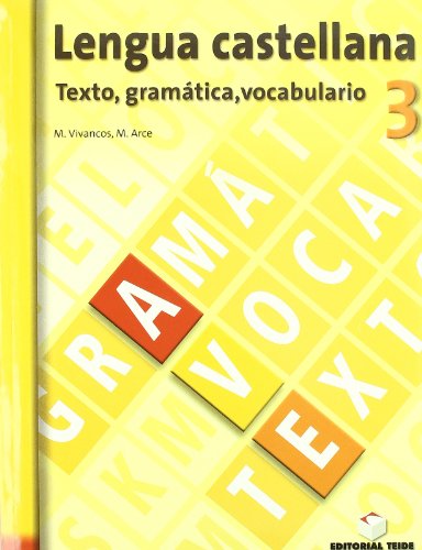 Lengua castellana, texto, gramática, vocabulario, 3 ESO Cuaderno y solucionario