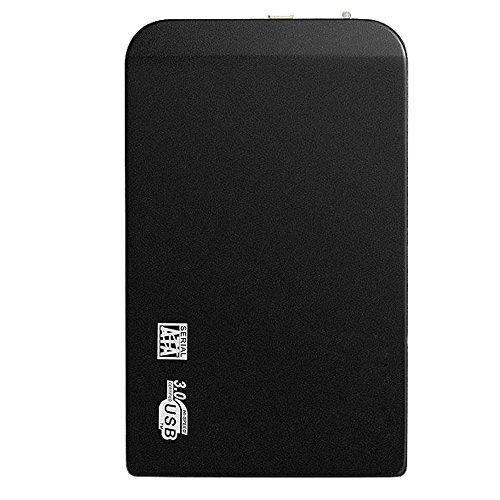 Unita ‚Festplatte – TOOGOO(R)Ausserhalb Box Gehaeuse fuer 2,5 „SATA HDD Festplatte Hard Drive USB 3.0 Kompatibel mit Windows 2000 / Windows Me / Windows 98 / XP / Vista / 7/8, Mac OS 9.1 / 10.8. -Schwarz - 3