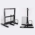Open PC Case,ATX/M-ATX/ITX Open Chassis Vertical Overclocking Test Platform Chassis,DIY Open Rack + Handle,20x20 Aluminum Profile,Support Independent Graphics Card,Easy to Disassemble(Black)
