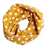 Koly Baby Girl Boy Multicolor Children Neckerchief Warm Winter Cotton Scarf Shawl (Yellow)
