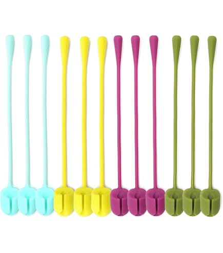 30 Stück Wiederverwendbare Silikon-Kabelbinder In 10 Farben, Mit 5 Aufbewahrungsboxen – Für Kabel, Lebensmittelbeutel & Mehr