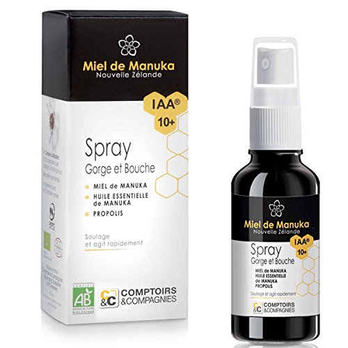 Book's Cover of Spray Gorge et bouche au miel de Manuka  25ml