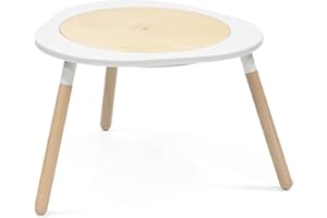 Stokke MuTable, White - Versione 2023 - Tavolo da gioco multifunzionale per bambini - Include tre tavole su due lati - Per bambini da 18 mesi a 8 anni