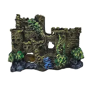Maalavya Underwater Aquarium Toy/Toys for Decoration Purpose and Hiding Place (Two Tarrace Castle)