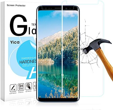 Yica Galaxy S9 Screen Protector, Galaxy S9 Anti-Scratch Tempered Glass Screen Protective Film Cover [9H Hardness] [Bubble Free] for Galaxy S9