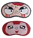 Jenna™ Angry-RedBlackEyeCartoon Face Sleeping Eye Mask (Pack of 2) RS.399.00