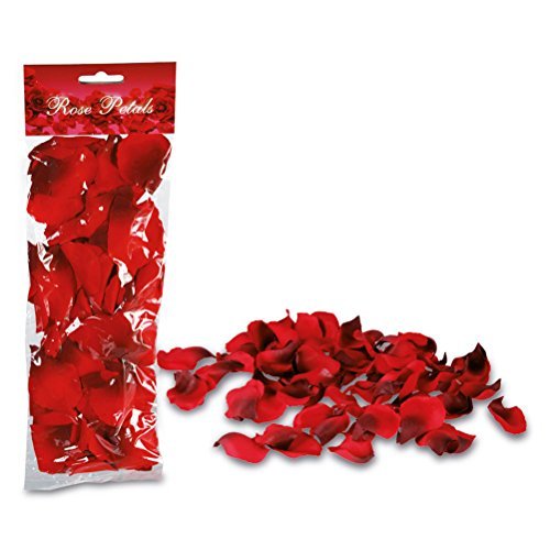 100 Rosenblätter Rot Bordeaux