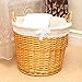 Produktbild GMM® Korb von Waschküche Rattan Schmutz Kleidung Korb Einfachheit respirabile Schimmel Hand Made Willow Weave Korb von Lagerfläche Baggerschaufel Steckdose mit Griffen big A
