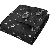 Portable Blackout Blind with Suction Cups, Adjustable Lightweight Temporary Blackout Blind for Indoor Outdoor Use and Travel 