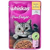 Whiskas Pouch Pure Delight J&ouml;le İ&ccedil;inde Tavuklu Yetişkin Kedi Konservesi 85 Gr