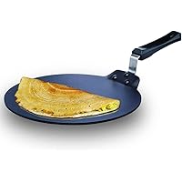 Hawkins Futura Nonstick Dosa Tava, Diameter 28 cm, Thickness 4.88 mm, Black (NDT28)