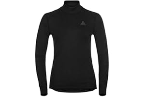 Odlo Donna Maglia Funzionale a Maniche Lunghe con Collo Alto Active Warm Eco