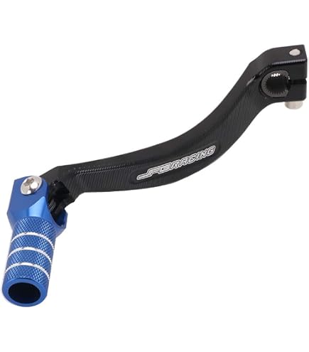 EVGATSAUTO Levier De Vitesse Moto – Commande Manuelle Longue 410mm, En Métal, Pour ATV Quad Et Dirt Bike (Noir)
