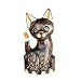 Produktbild Oriental Galerie Katzen Figur aus Holz Katzenfigur Skulptur Holzfigur Holzkatze 25cm