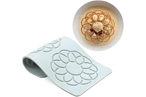 TUKE Moldes de silicona con diseño de hojas huecas, diseño geométrico de corazón y chocolate, molde de silicona 3D, molde de hoja de caramelo de azúcar, decoración de tartas, parte superior de magdalenas