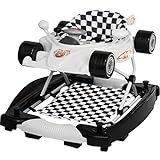 Spielcenter Funktionen: Autoschlüssel - beim umdrehen echtes Auto Startgeräusch / Schalthebel - beim betätigen hört man wie ein Rennauto Gas gibt / bewegbares Lenkrad mit Klick-Geräuschen und Hupe