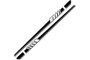 Pegatinas Para Faldones Laterales Coche,LSGGTIM Pegatinas De Rayas Laterales Para Coche De Vinilo Para El Cuerpo Del Coche,Para Amg Edition 507 Racing Class W204 W205,Negro