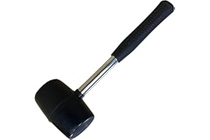 Peggi - Rubber Hammer for Tent Pegs for Installing Awning Pegs Durable, Lightweight Tent Hammer Rubber Mallet for Camping Mallet Dimensions: W10cm x H30cm x D7cm