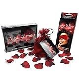 You & Me Game The Intimate Collection Includes: Game, Blindfold, Rose Petals Ideal Valentines Day Gift BUNDLE