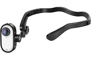 REYGEAK Supporto magnetico POV GO 3, supporto per testa di montaggio POV per accessori insta360 Go 3 Head Mount