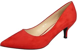 LOUDLOOK Women Court Shoes | Ladies Pointed Shoes | Women Casual Shoes | Ladies Work Shoes | Women Pointed Shoes | Ladies Office Shoes | Women Dress Shoes | Ladies Kitten Heel Shoes Size 3-8
