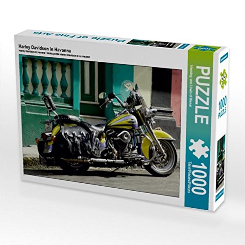 Preisvergleich Produktbild Harley Davidson in Havanna 1000 Teile Puzzle quer
