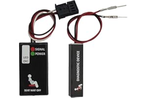 TBVPARTS Herramienta Auxiliar de diagnóstico – Sensor de ocupación Asiento Pasajero Compatible con Serie 3 E90, E91, E92, E93 Fallo Luz Roja Esterilla, Esterilla Asiento fallo Alfombrilla