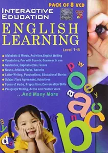 Interactive Education English Learning (Pack of 8 VCD)