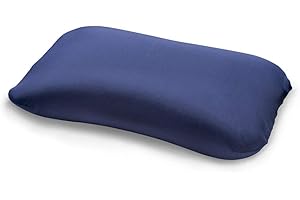 ‎TEMPUR TEMPUR Poszewka na poduszkę z dżerseju z zamkiem błyskawicznym do poduszek Symphony, rozmiar uniwersalny (S/M/L), niebieska